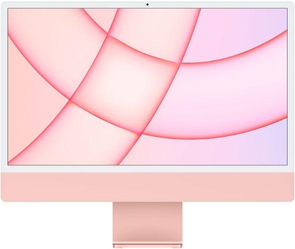 Apple  iMac 2021 M1 (Four ports) 24" - Apple M1 chip 8-core CPU - 256GB - Pink - 8GB RAM - 24 Inch - Good