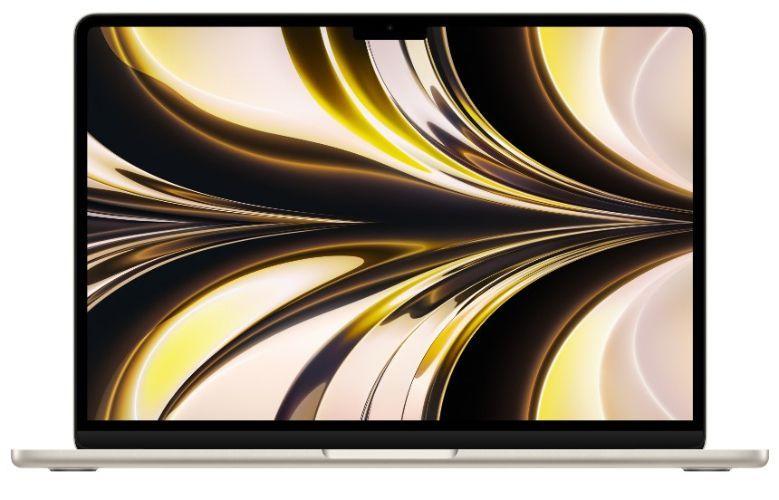 MacBook Air 13.6-inch (2022) - Apple M2 Chip: 8-Core CPU/10-Core GPU - 512GB - Starlight - 8GB RAM - Excellent