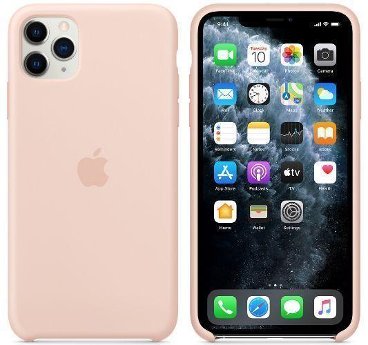 Apple  Silicone Phone Case for iPhone 11 Pro Max - Pink Sand - Brand New