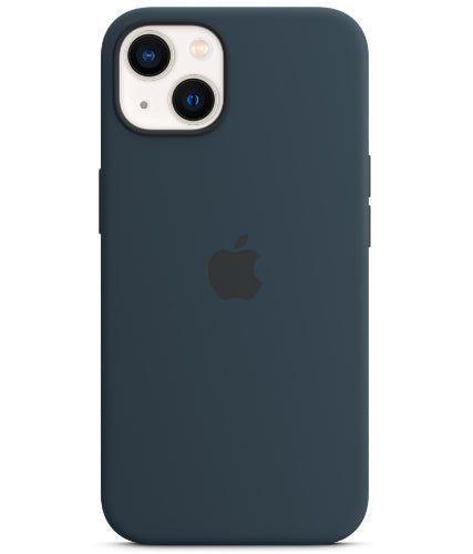 Apple  Silicone Phone Case with MagSafe for iPhone 13 - Abyss Blue - Brand New