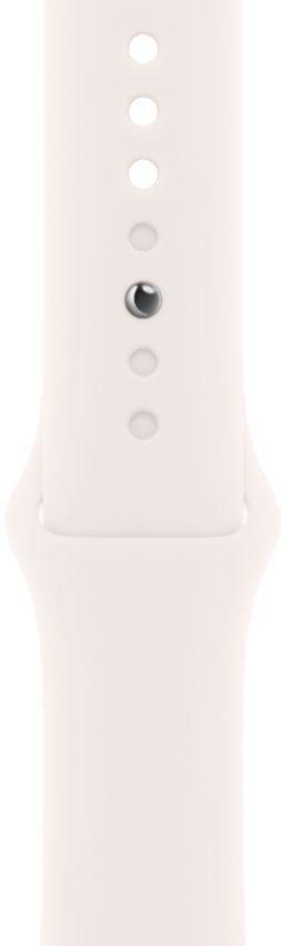 Apple Watch Series 10 (Cellular + GPS) - 64GB - 42mm - Rose Gold Aluminum Case with Light Blush Rubber Sport Band - One Size