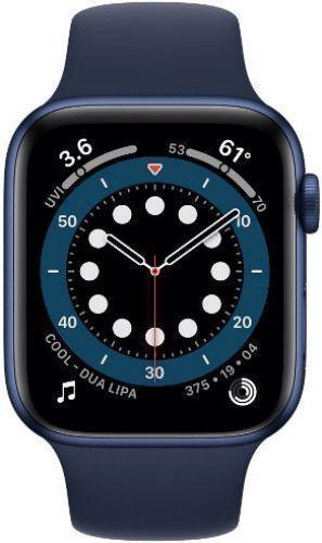 Apple  Watch Series 6 - 32GB - Cellular + GPS - 40mm - Blue - Aluminum - Deep Navy - Sport Band - Rubber - Good