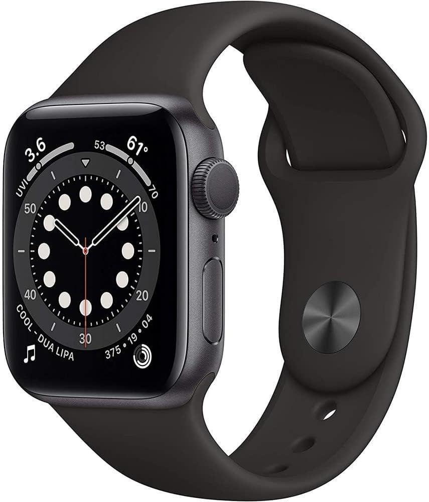 Apple  Watch Series 6 - 32GB - Space Grey-Titanium-Sport Band-Black - GPS - 40mm - Gold - Aluminum - Pink Sand - Sport Band - Rubber - Acceptable