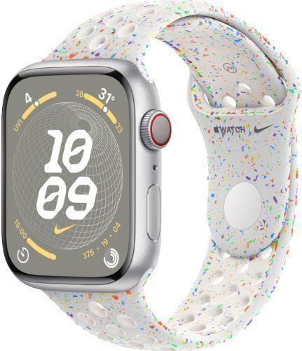 Apple Watch Series 9 (GPS) - 64GB - 45mm - Starlight Aluminum Case with Starlight Rubber Sport Band - Medium/Large Size