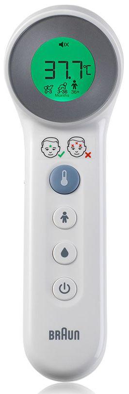 Braun  BNT400CA No Touch + Forehead Thermometer - White - Acceptable