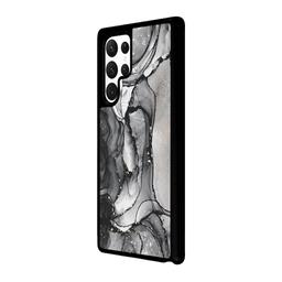 Caseco Black Samsung Galaxy S22 Ultra Marble Case
