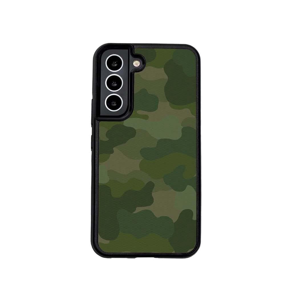 Caseco  Green Samsung Galaxy S22 Camo Case - Green - Brand New