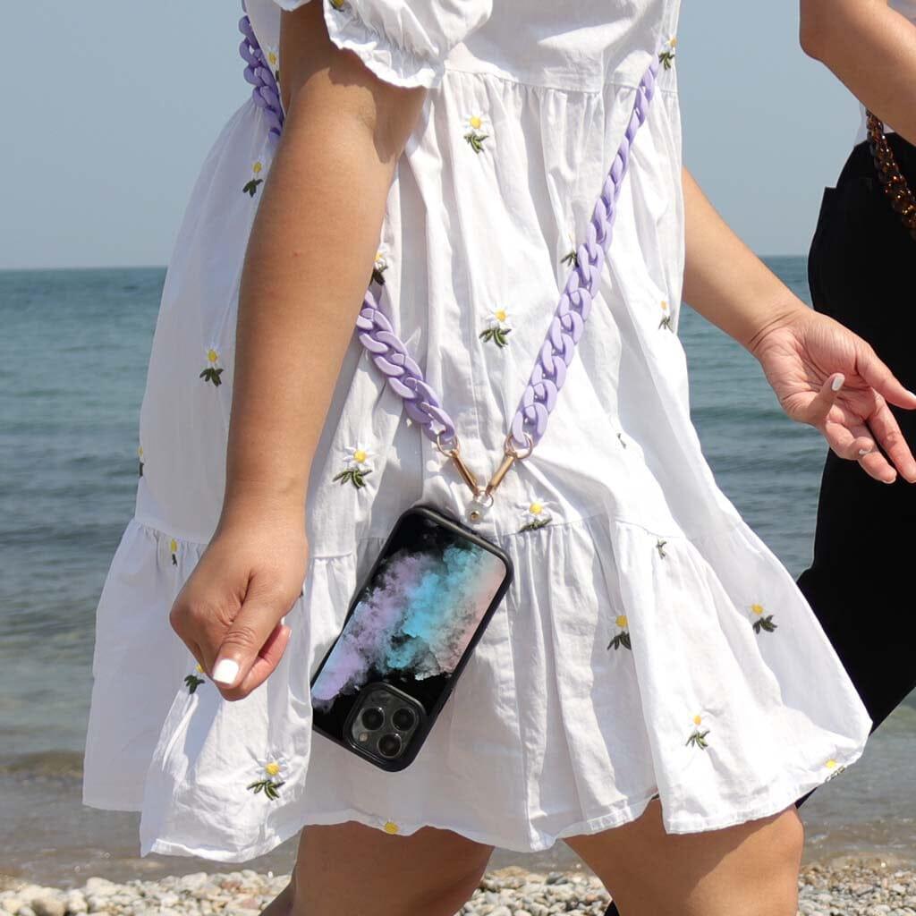 Caseco  Purple Crossbody Phone Chain - Purple - Brand New