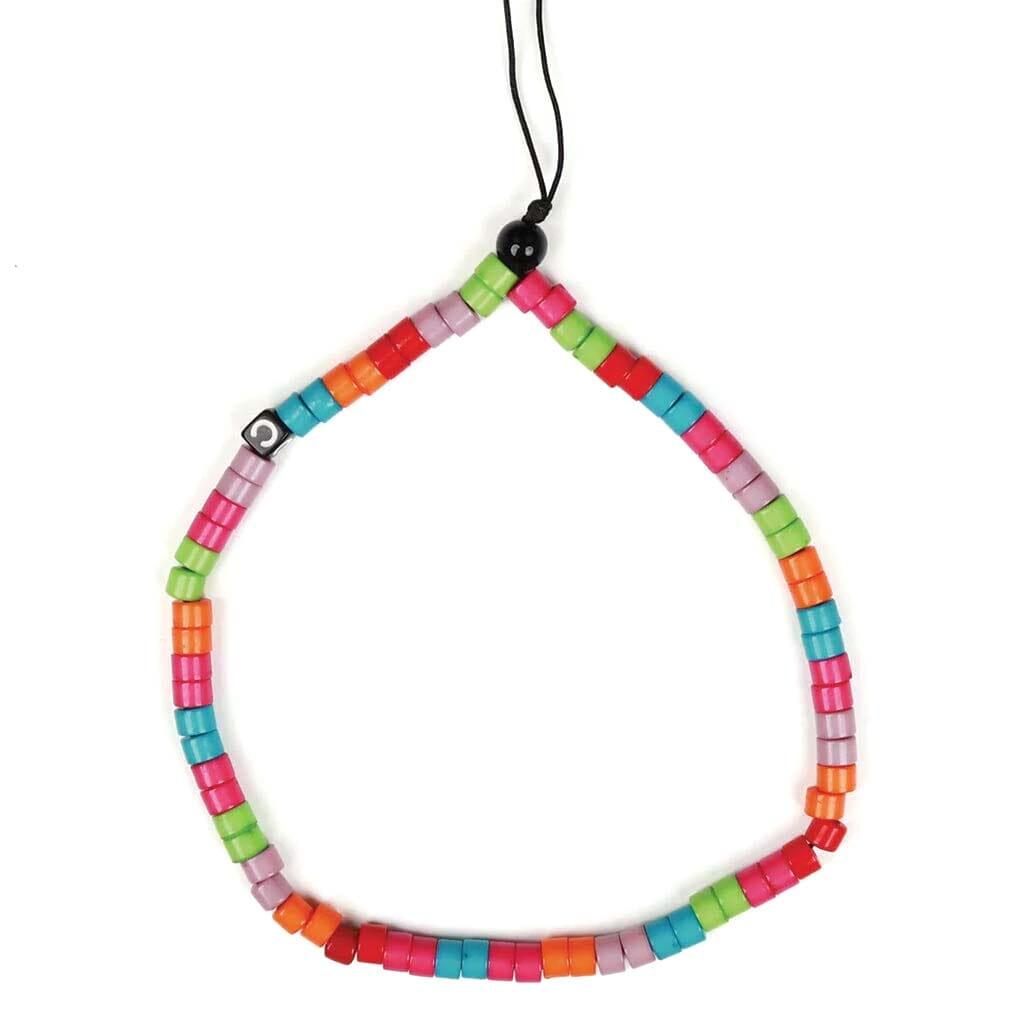 Caseco  Retro Multicolor Beaded Phone Charm - Multicolor - Brand New