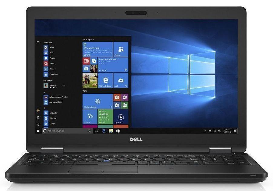 Dell  Latitude 5580 Laptop 15.6" - Intel Core i7-7820HQ 2.9GHz - 512GB - Black - 16GB RAM - 15.6 Inch - Excellent
