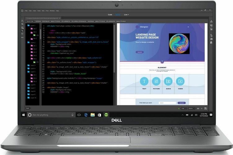 Dell  Precision 15 3580 Laptop 15.6" - Intel Core i5-1335U 1.3GHz - 512GB - Titan Grey - 16GB RAM - 15.6 Inch - Excellent