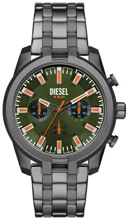 Diesel Split Gunmetal Stainless Steel Men's Watch dz4624 - Dark Grey