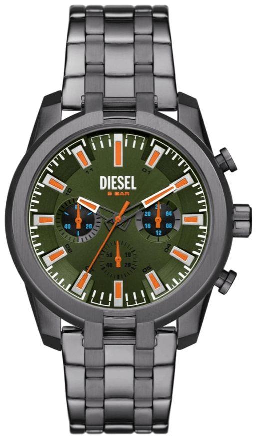 Diesel  Split Gunmetal Stainless Steel Men's Watch dz4624 - Dark Grey - Brand New