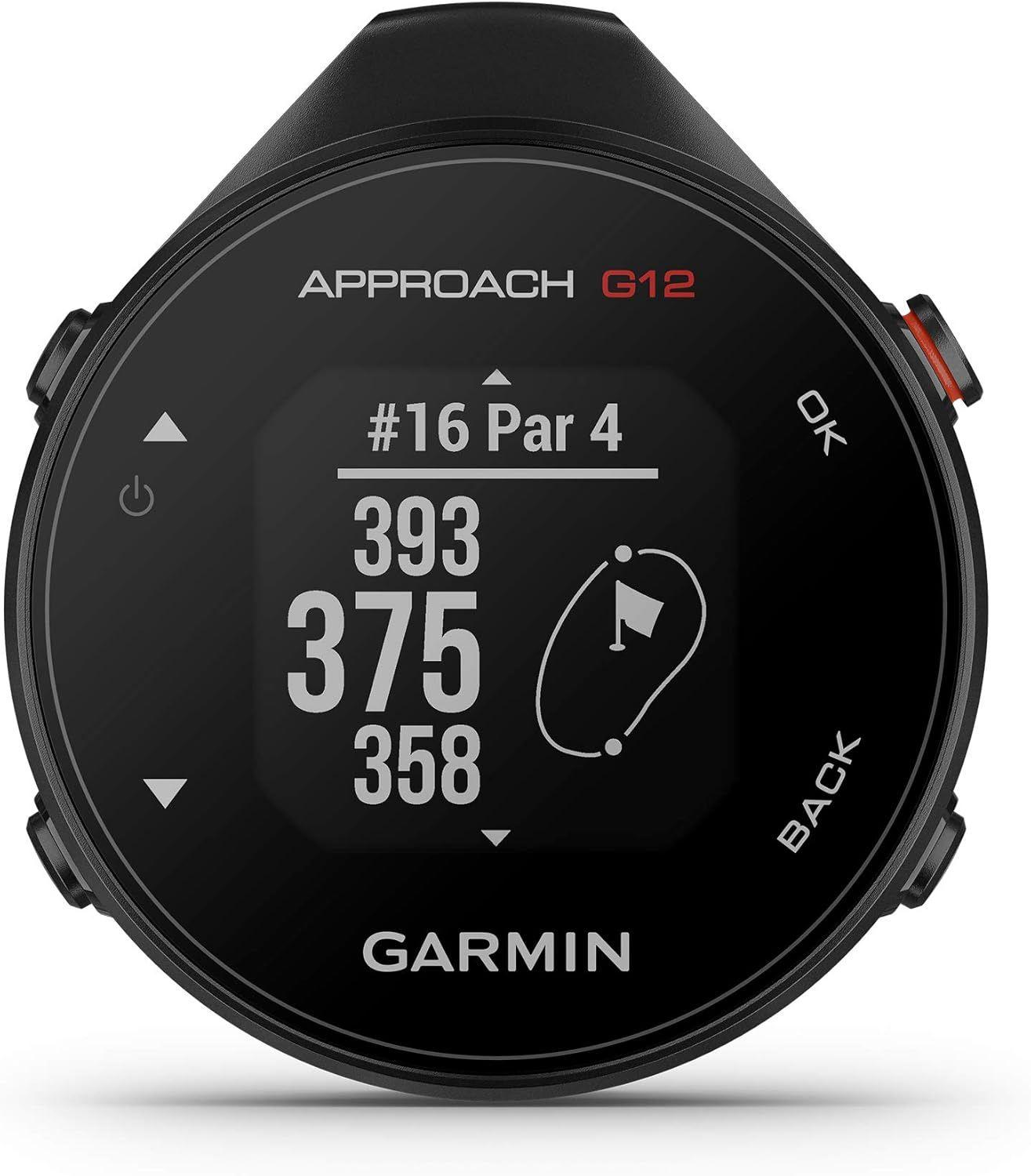 Garmin  Approach G12 Clip-on Golf GPS Rangefinder - Black - Excellent