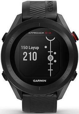 Garmin Approach S12 Golf Smartwatch - 125MB - 23mm - Black Polymer Case with Black Silicone Silicone Band