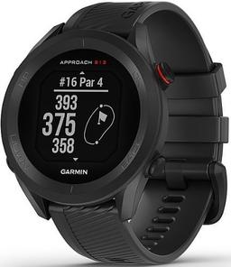 Garmin Approach S12 Golf Smartwatch - 125MB - 23mm - Black Polymer Case with Black Silicone Silicone Band