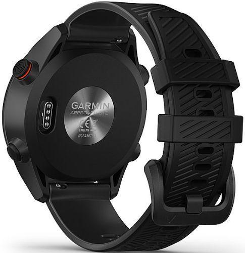 Garmin Approach S12 Golf Smartwatch - 125MB - 23mm - Black Polymer Case with Black Silicone Silicone Band