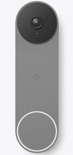 Google  Nest Doorbell (Battery) Camera - Ash - Premium