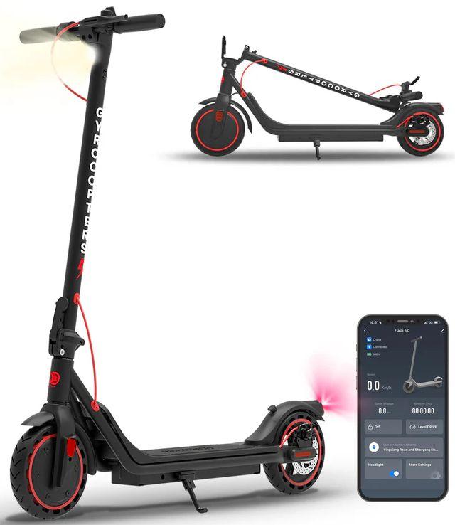 Gyrocopters  Flash 6.0 Electric Scooter - Black - Acceptable