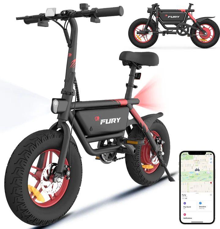 Gyrocopters  Fury Electric Bike for Adults/Teens - Black - Excellent