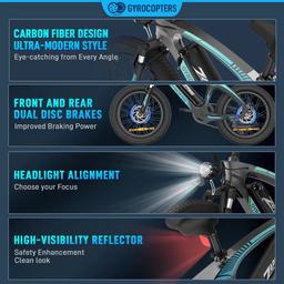 Gyrocopters Zapphire Mountain E-Bike - Grey