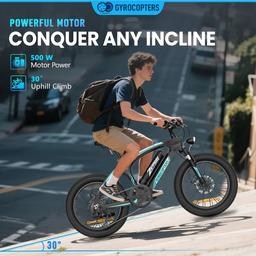 Gyrocopters Zapphire Mountain E-Bike - Grey