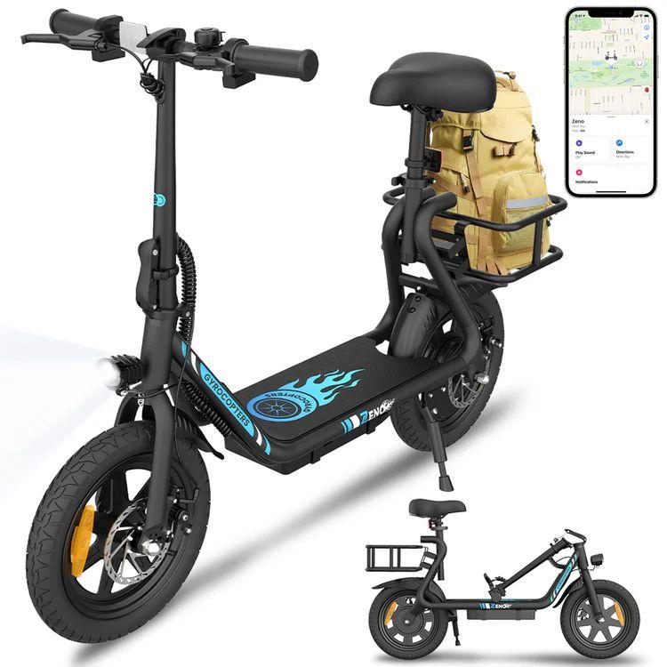 Gyrocopters  Zeno Electric Scooter - Black - Excellent