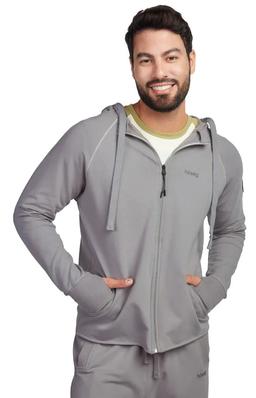 Hoseg Men's Full Zip Hoodie (L)