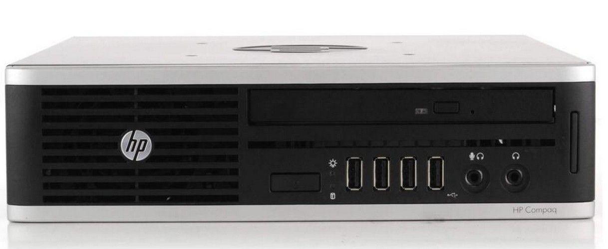 HP  Elite 8200 Ultra Slim Desktop PC - Intel Core i5-2400S 2.5GHz - 256GB - Black/Silver - 8GB RAM - Acceptable