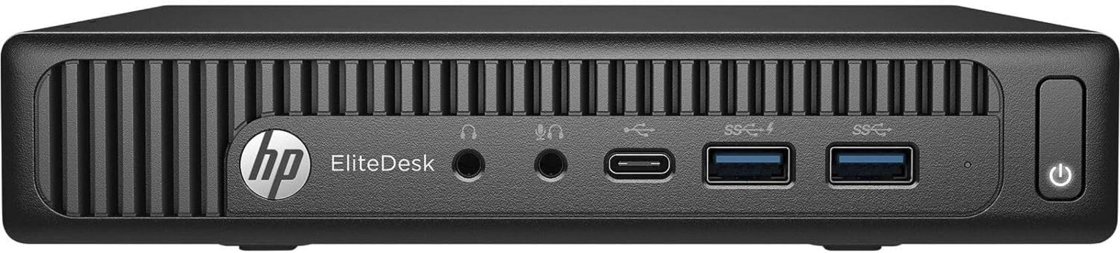 HP  EliteDesk 800 G2 Mini Desktop - Intel Core i5-6500T 2.5GHz - 256GB - Black - 8GB RAM - Excellent