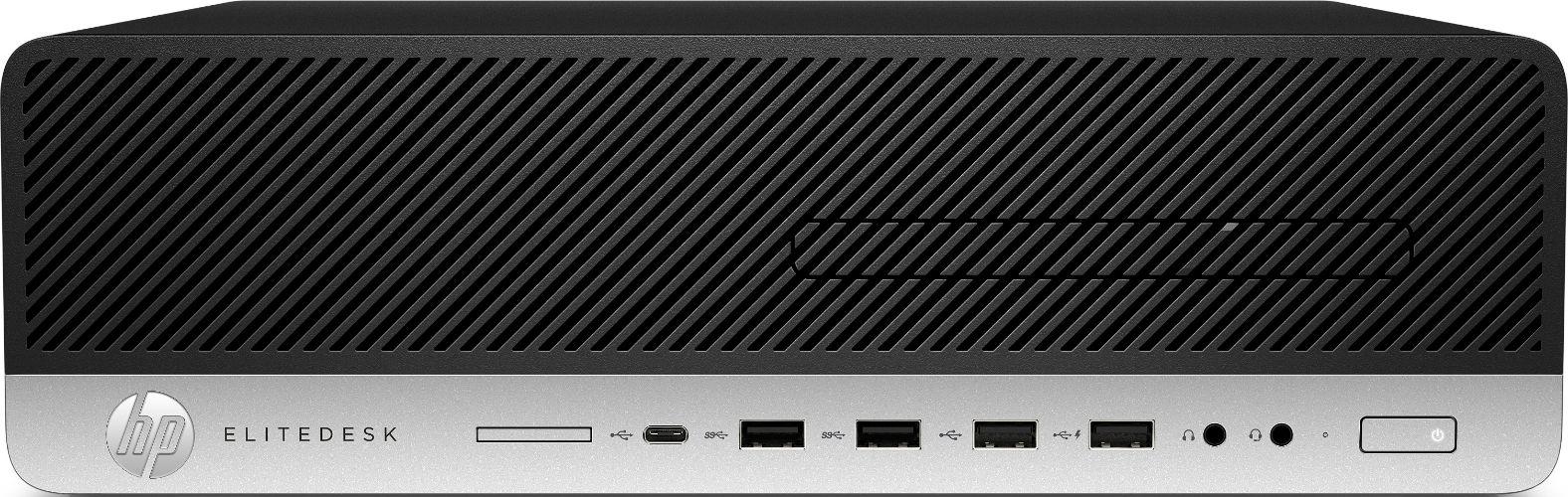 HP  EliteDesk 800 G4 Desktop SFF - Intel Core i5-8500 3.0GHz - 512GB - Black - 16GB RAM - Excellent