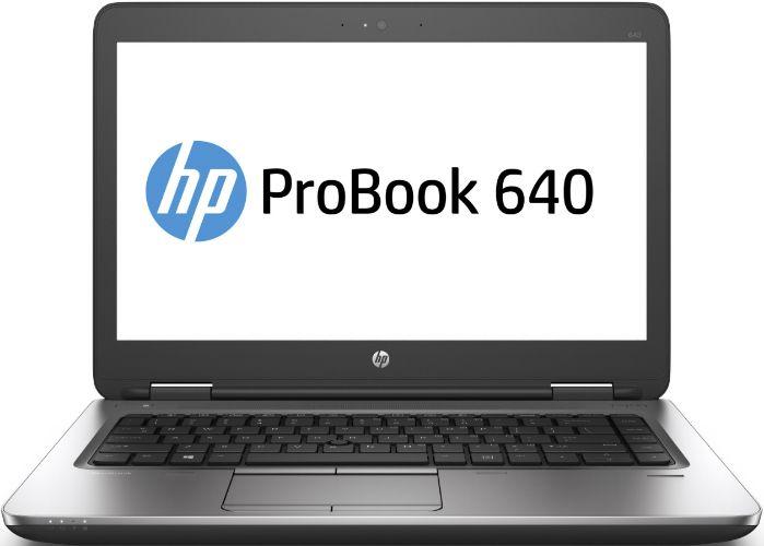 HP  ProBook 640 G2 Notebook PC 14" - Intel Core i5-6300U 2.4GHz - 128GB - Black - 8GB RAM - Acceptable