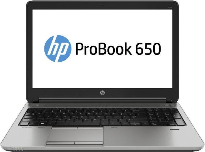 HP  ProBook 650 G1 Notebook PC 15.6" - Intel Core  i5-4340M 2.9GHz - 180GB - Silver - 8GB RAM - Acceptable