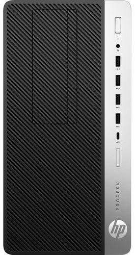 HP  ProDesk 600 G5 Microtower Desktop Computer - Intel Core i7-9700 3.0GHz - 512GB - Black - 16GB RAM - Excellent