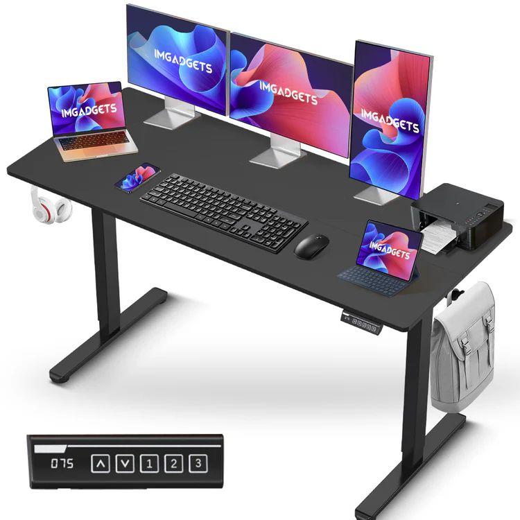 IMGadgets  Standing Electric Adjustable Desk 55" x 24" - Black - Excellent