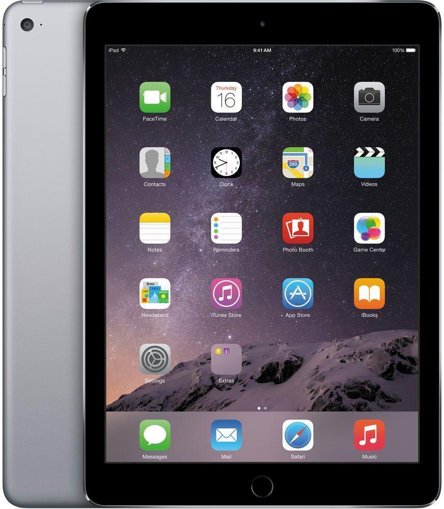 Apple iPad Air 2 (2014) - 16GB - Space Grey - WiFi - 9.7 Inch - Acceptable