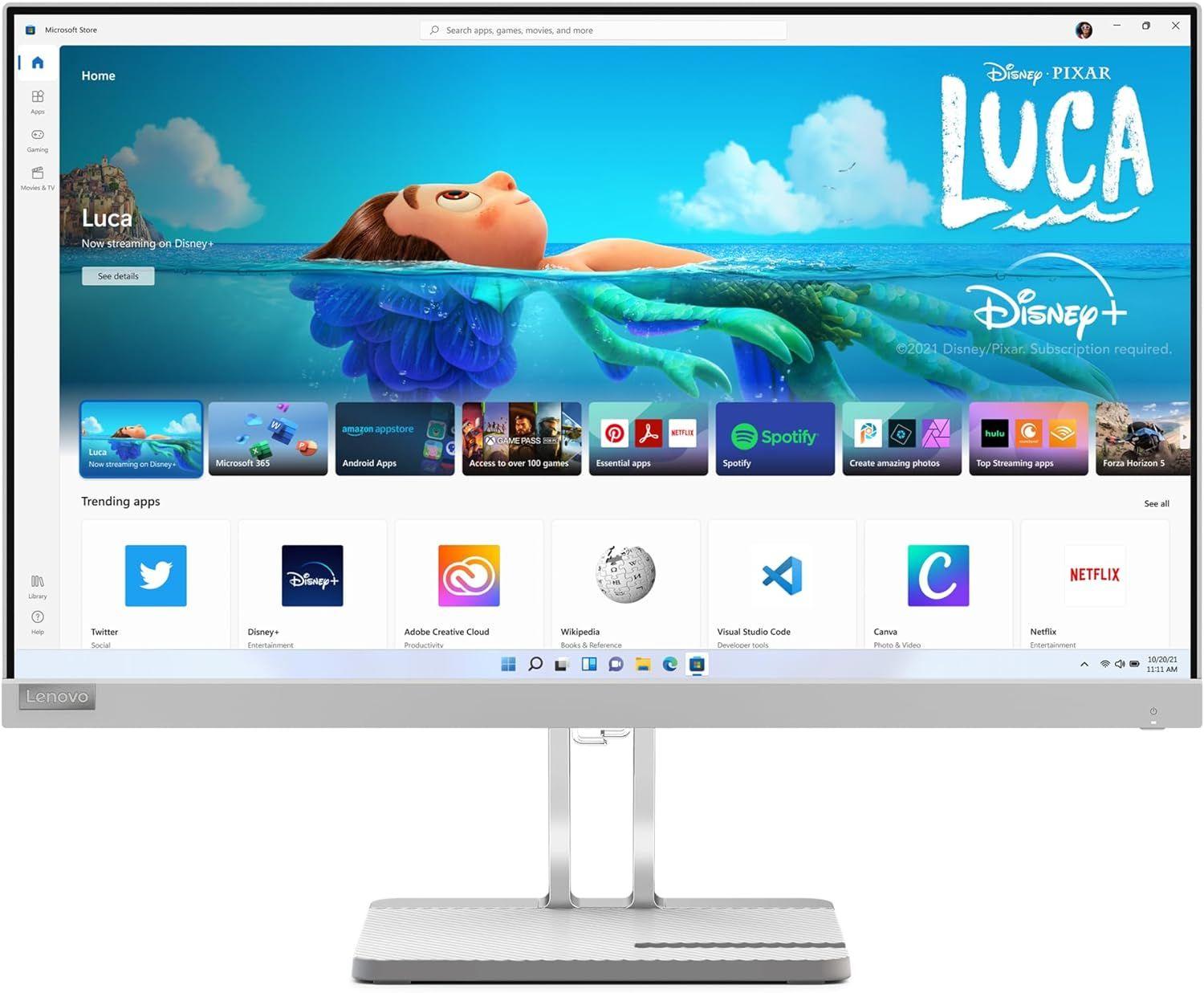 Lenovo   L24e-40 Full HD Monitor 23.8" - Cloud Grey - Premium