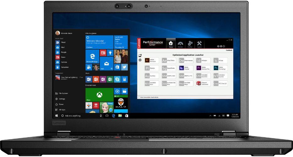 Lenovo  ThinkPad P52 Mobile Workstation Laptop 15.6" - Intel Core i7-8850H 2.6GHz - 512GB - Black - 32GB RAM - 15.6 Inch - Excellent