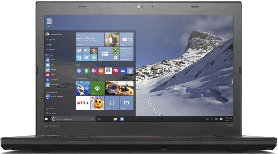 Lenovo  ThinkPad T460 Laptop 14" - Intel Core i5-6300U 2.4GHz - 256GB - Black - 8GB RAM - Acceptable