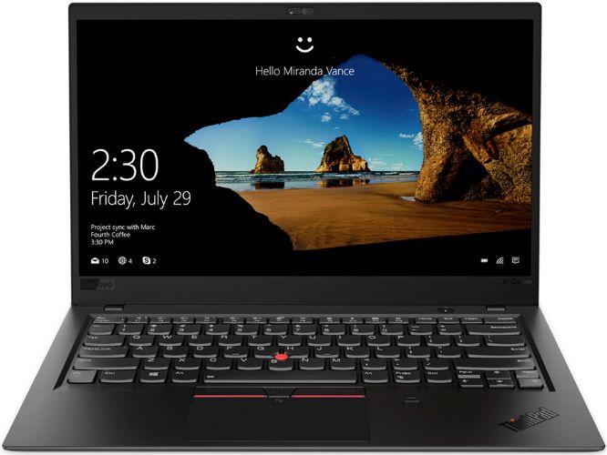 Lenovo  ThinkPad X1 Carbon (Gen 6) Laptop 14" - Intel Core i7-8650U 1.9GHz - 256GB - Black - 16GB RAM - 14 Inch - Excellent