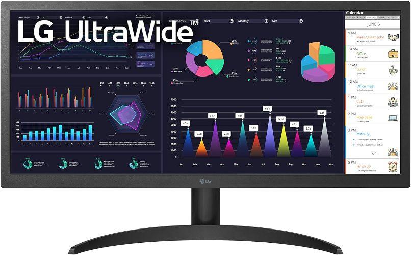 LG  26WQ500 UltraWide FHD IPS Monitor - Black - Premium