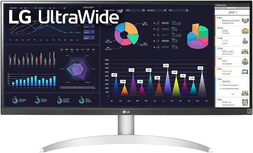 LG  29WQ600 UltraWide IPS Monitor - White - Acceptable