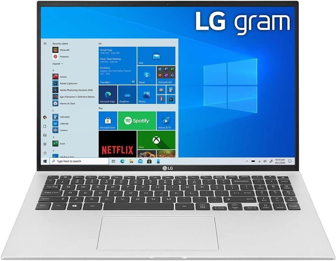 LG  Gram 16Z90P Rugged Notebook 16" - Intel Core i7-1165G7 2.80GH - 512GB - Dark Silver - 16GB RAM - 16 Inch - Premium