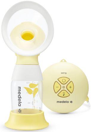 Medela  Swing Flex Single Electric Breast Pump - Clear/Yellow - Over Stock