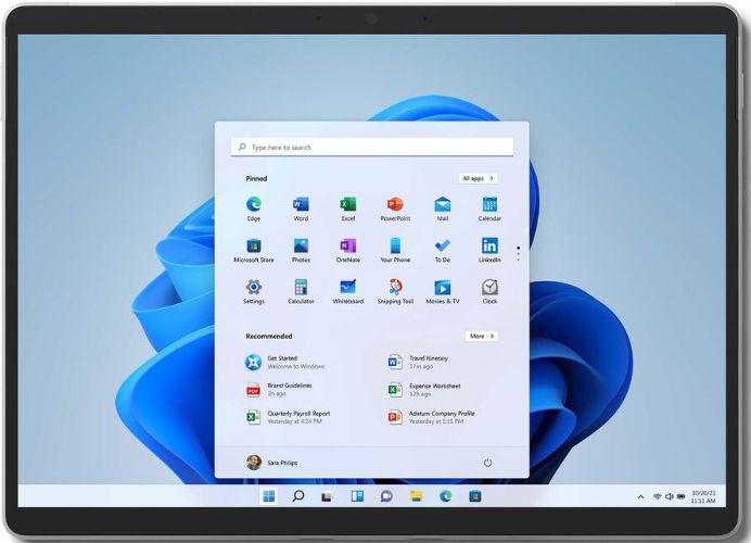 Microsoft  Surface Pro 8 - Intel Core i5-1135G7 2.4GHz - 256GB - Platinum - WiFi - 16GB RAM - 13 Inch - Excellent