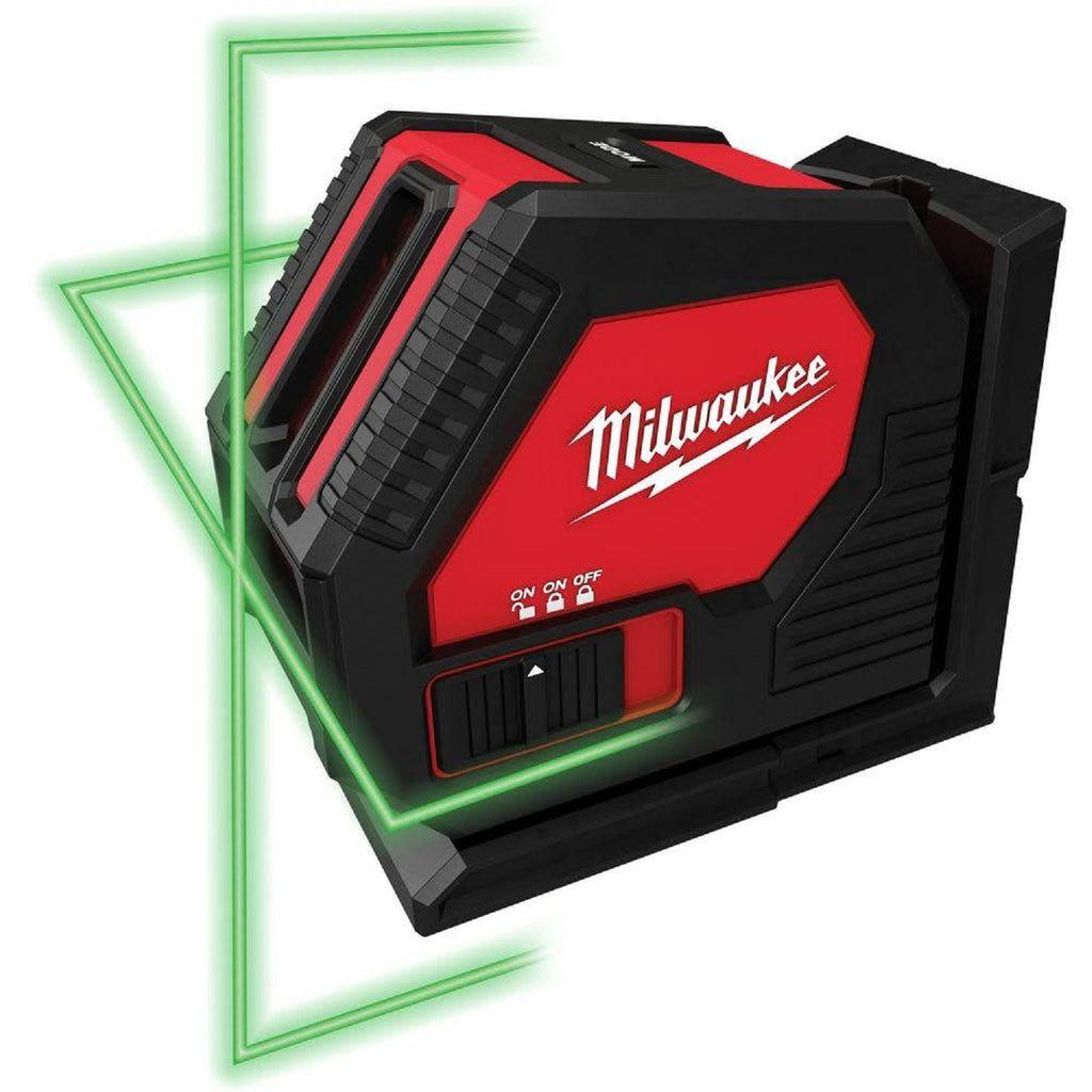 Milwaukee  3421 Green Cross Line Laser - Black/Red - Premium