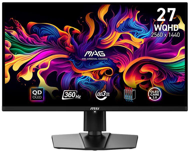 MSI  MAG 271QPX QD-OLED Gaming Monitor 27" - Black - 27 Inch - Excellent