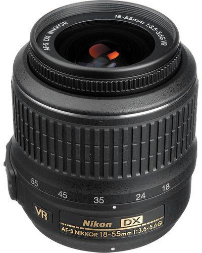 Nikon  AF-S DX NIKKOR 18-55mm f/3.5-5.6G VR Lens - Black - Excellent