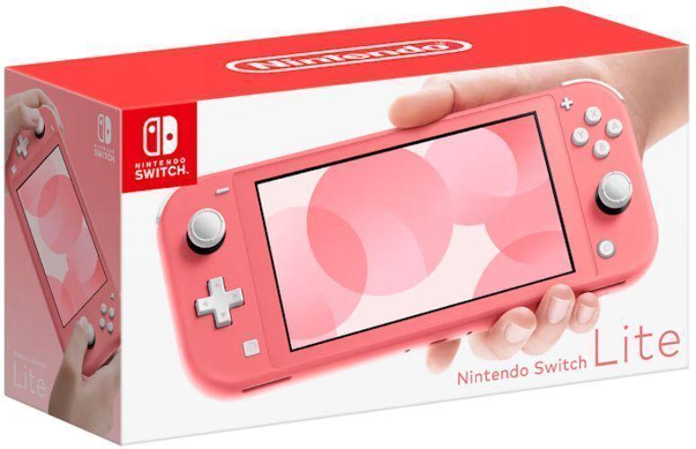 Nintendo  Switch Lite Handheld Gaming Console - 32GB - Coral - Excellent