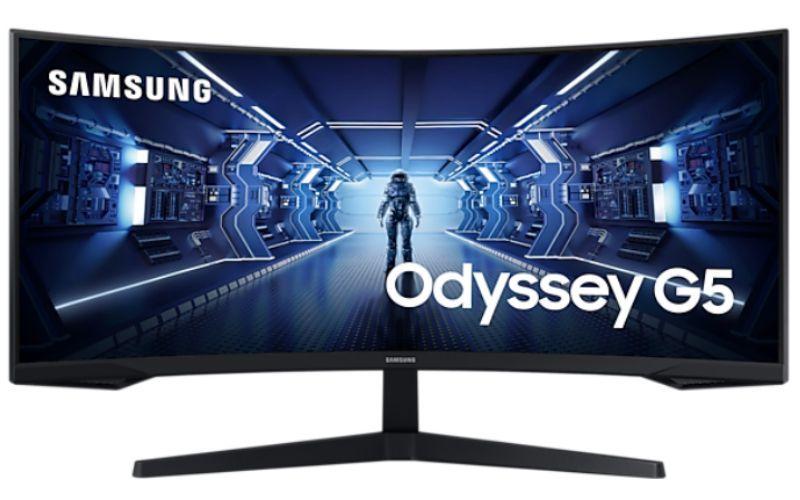 Samsung  34" UWQHD Odyssey G5 Gaming Monitor - Black - 34 Inch - Brand New